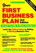 Cover of Your first business plan by Joseph A. Covello