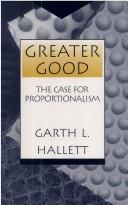 Cover of Greater good by Garth Hallett