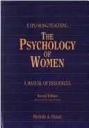 Front cover of Exploring/teaching the psychology of women by Michele Antoinette Paludi