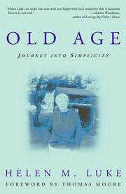Cover of Old age by Helen M. Luke