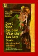 Cover of Don't open the door after the sun goes down by Al Carusone