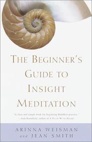 Cover of The beginner's guide to insight meditation by Arinna Weisman