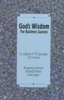 Front cover of God's wisdom for business success by Word Publishing