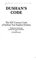 Cover of Dushan's Code by Đurica Krstić