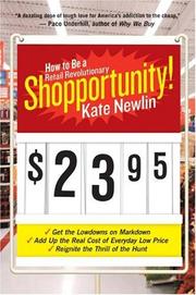Cover of Shopportunity! by Kate Newlin