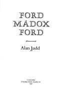 Cover of Ford Madox Ford by Alan Judd