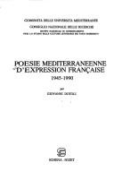 Front cover of Bibliographie méthodique de la poésie maghrébine de langue française by Nicola D'Ambrosio