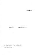 Cover of Quito profundo by Jaime Moreno H.