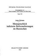 Front cover of Trediakovskij und die "Argenida" by Capucine Carrier
