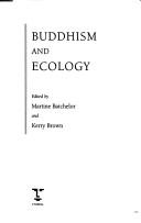 Front cover of Buddhism and ecology by Martine Batchelor