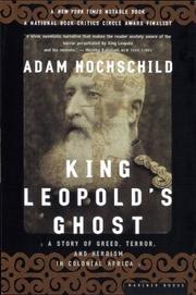 Cover of King Leopold's ghost by Adam Hochschild