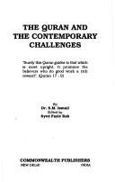 Front cover of The Quran and the contemporary challenges by Ismail, S. M.