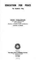Cover of Education for peace by Henry Weerasinghe