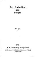 Cover of Dr. Ambedkar and Punjab by Diwan Chand Ahir