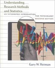 Cover of Understanding research methods and statistics by Gary W. Heiman