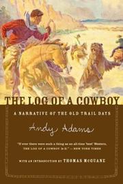Front cover of The log of a cowboy by Andy Adams