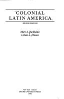 Front cover of Colonial Latin America by Mark A. Burkholder