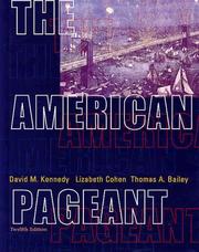 Front cover of The American Pageant by David M. Kennedy