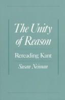 Cover of The Unity of Reason by Susan Neiman