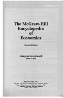 Cover of The McGraw-Hill encyclopedia of economics by Douglas Greenwald