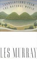 Front cover of Translations from the natural world by Les A. Murray