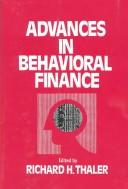 Front cover of Advances in behavioral finance by Richard H. Thaler