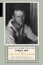 Front cover of Let us now praise famous men by James Agee