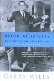 Front cover of Nixon agonistes by Garry Wills
