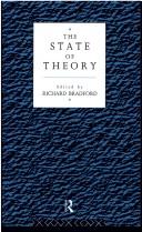 Cover of The State of theory by Richard Bradford