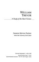 Cover of William Trevor by Suzanne Morrow Paulson