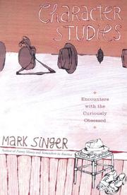 Cover of Character studies by Mark Singer