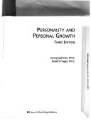 Front cover of Personality and personal growth by James Fadiman
