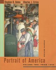 Front cover of Portrait of America, Vol. 2 by Stephen B. Oates