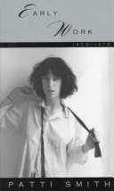 Cover of Early Work, 1970-79 by Patti Smith