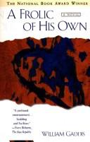 Front cover of A frolic of his own by William Gaddis