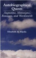Cover of Autobiographical quests by Elizabeth De Mijolla
