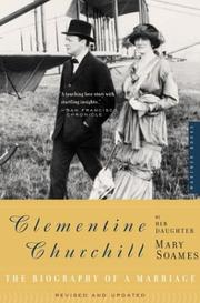 Cover of Clementine Churchill by Mary Soames