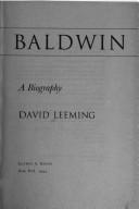 Cover of James Baldwin by David Adams Leeming