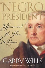 Front cover of Negro president by Garry Wills