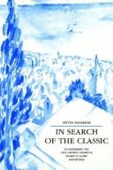 Front cover of In search of the classic by Steven Shankman