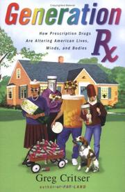 Cover of Generation Rx by Greg Critser