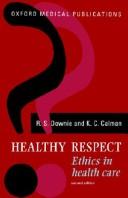 Cover of Healthy respect by R. S. Downie