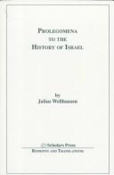 Cover of Prolegomena zur Geschichte Israels by Julius Wellhausen