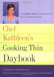 Cover of Chef Kathleen's Cooking Thin Daybook by Kathleen Daelemans