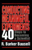 Cover of Conducting meaningful experiments by Bausell, R. Barker