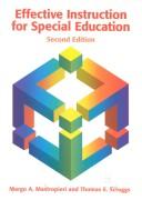 Cover of Effective instruction for special education by Margo A. Mastropieri
