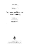 Cover of Lectures on discrete time filtering by Richard S. Bucy