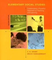 Cover of Elementary social studies by S. G. Grant