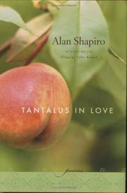 Cover of Tantalus in love by Alan Shapiro
