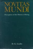 Cover of Novitas mundi by D. G. Leahy